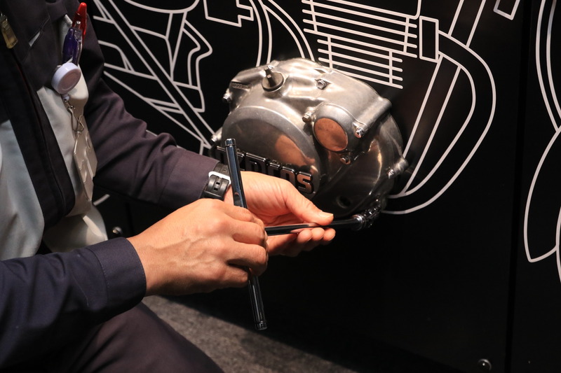 さまざまな工具に展開されているnepros。実際に使って、小気味よさと持った感じを試してほしい