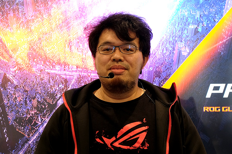 ROG グローバルテクニカルマーケティング Panda Pan氏
