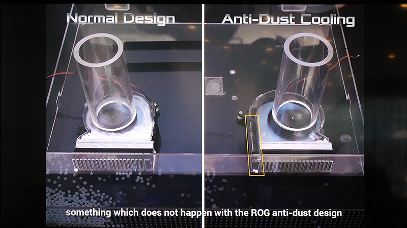 アンチダスト機構