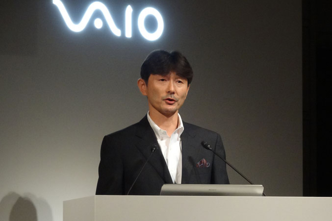 ソニー VAIO時代の赤羽良介氏(2013年)