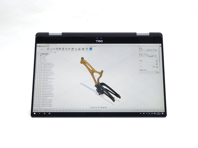 タブレットでは必須と言える広視野角パネル。IGZO4を採用しているとのこと