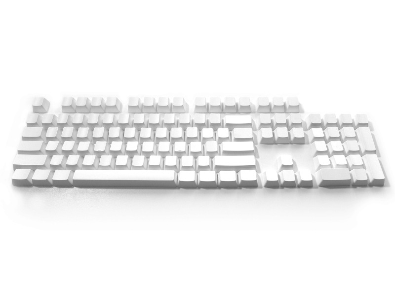 無刻印キートップセット(ホワイト)