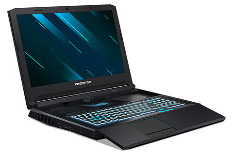 Acer、“スライドキーボード”機構搭載のCore i9採用17.3型ゲーミング 