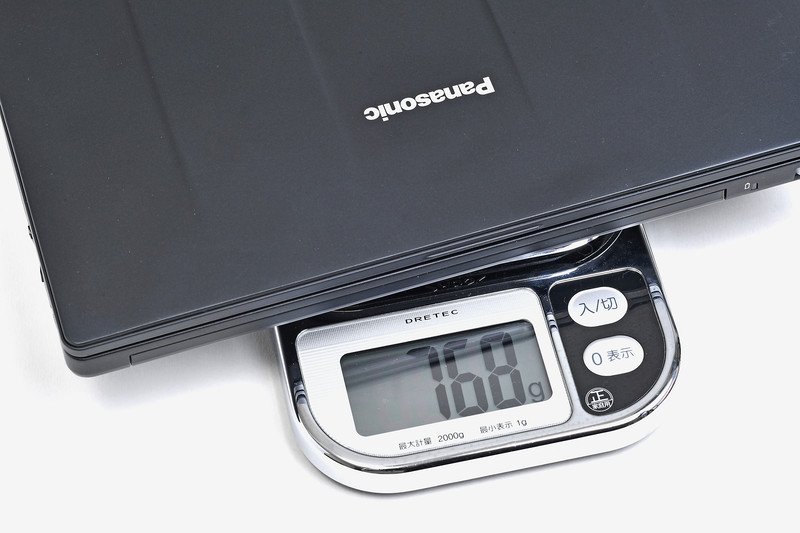 本体重量の実測値