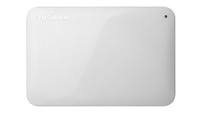 東芝「CANVIO BASICS ポータブルハードディスク ホワイト(HD-AC50GW)」