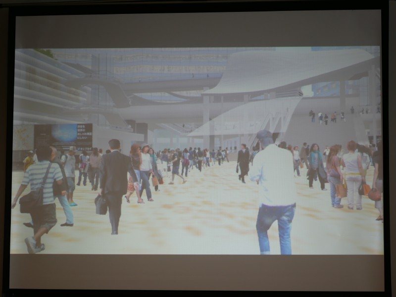 渋谷駅周辺再開発においては、動線の検証などに利用