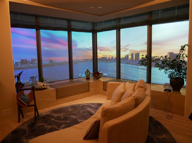 眺望演出ができる「眺望型体感ルーム」