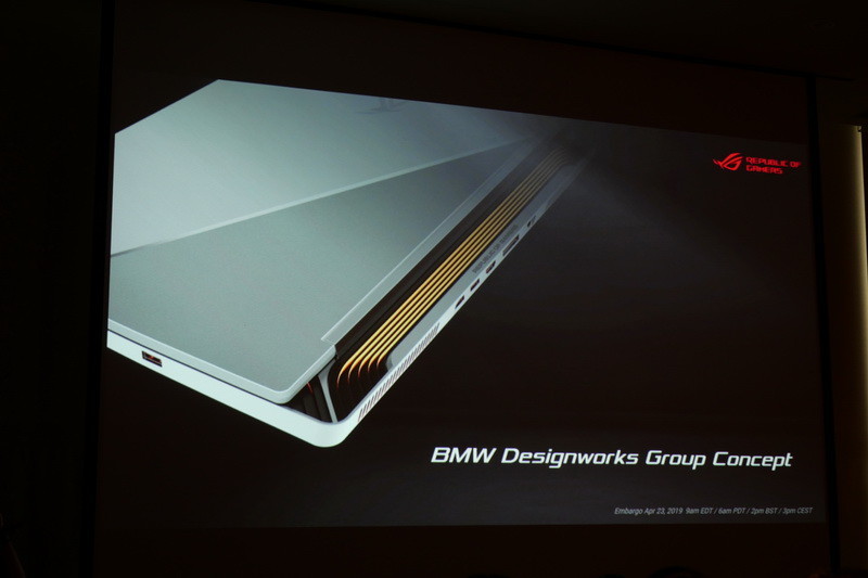 ROG Strixシリーズでは、BMW Designworksとの協業によるオリジナルデザインモデルを用意