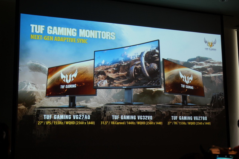 WQHD表示対応の31.5型湾曲VAパネル液晶「TUF Gaming VG32VQ」、WQHD表示対応の27型TNパネル液晶「TUF Gaming VG27BQ」