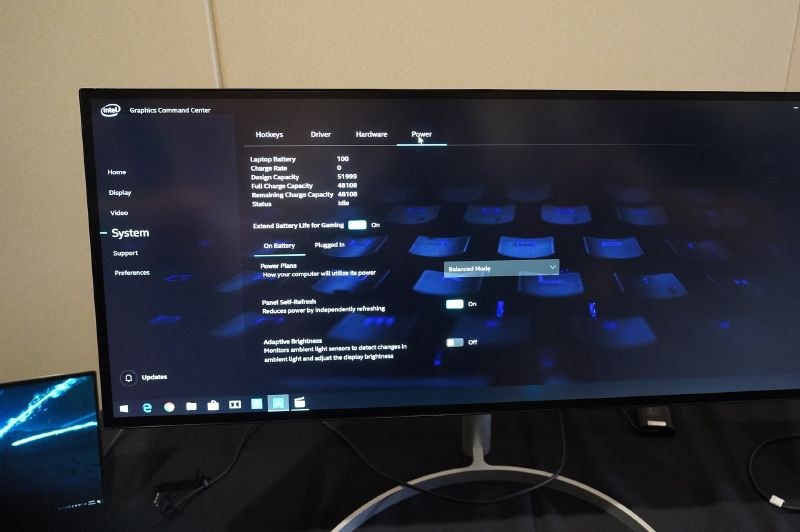 新しいIntel Graphics Command Center