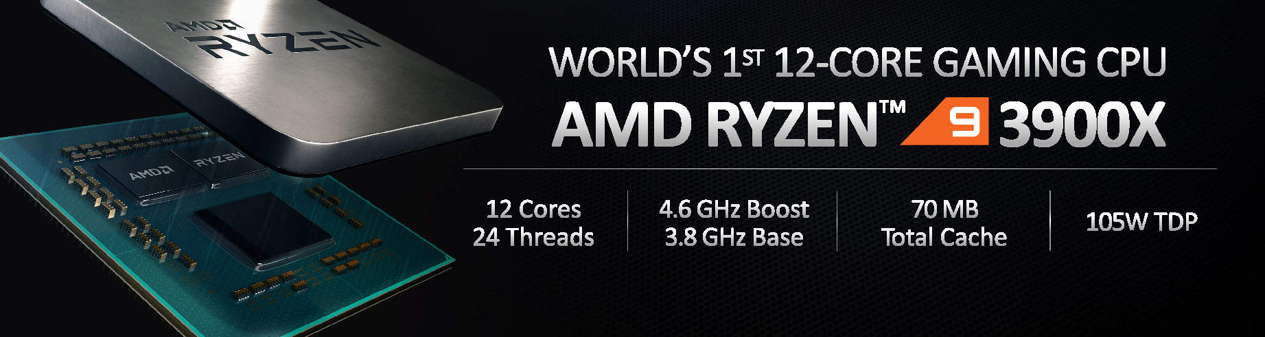 Ryzen 9 3900Xのスペック