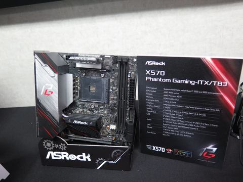 イベントレポート】ASRock、フル水冷やMini-ITXなど、AMD X570マザーを