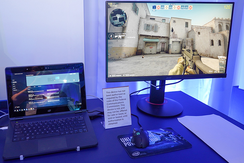 cTDPで25Wに熱設計の枠をあげると、100fpsを実現する性能を発揮