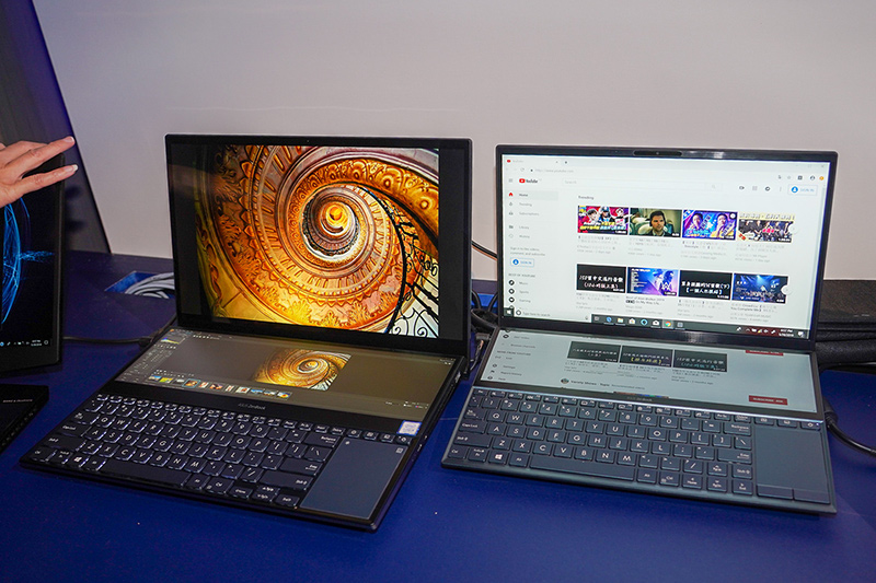 ASUSの「<a href="https://pc.watch.impress.co.jp/docs/news/event/1186680.html">ZenBook Pro Duo</a>」