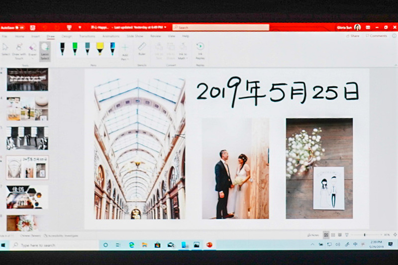 Windows Inkのデモ。アジア言語の認識に対応