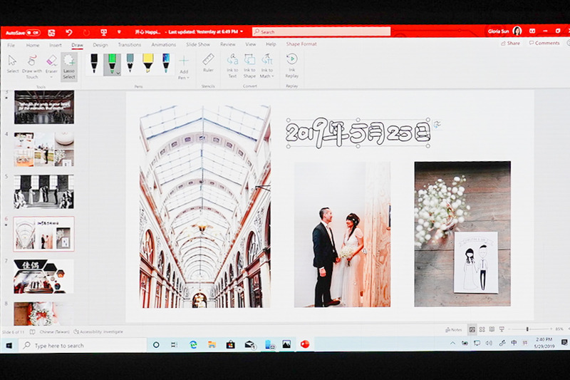 Windows Inkのデモ。アジア言語の認識に対応