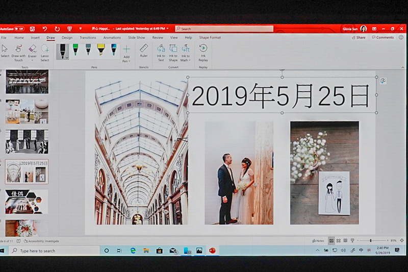 Windows Inkのデモ。アジア言語の認識に対応