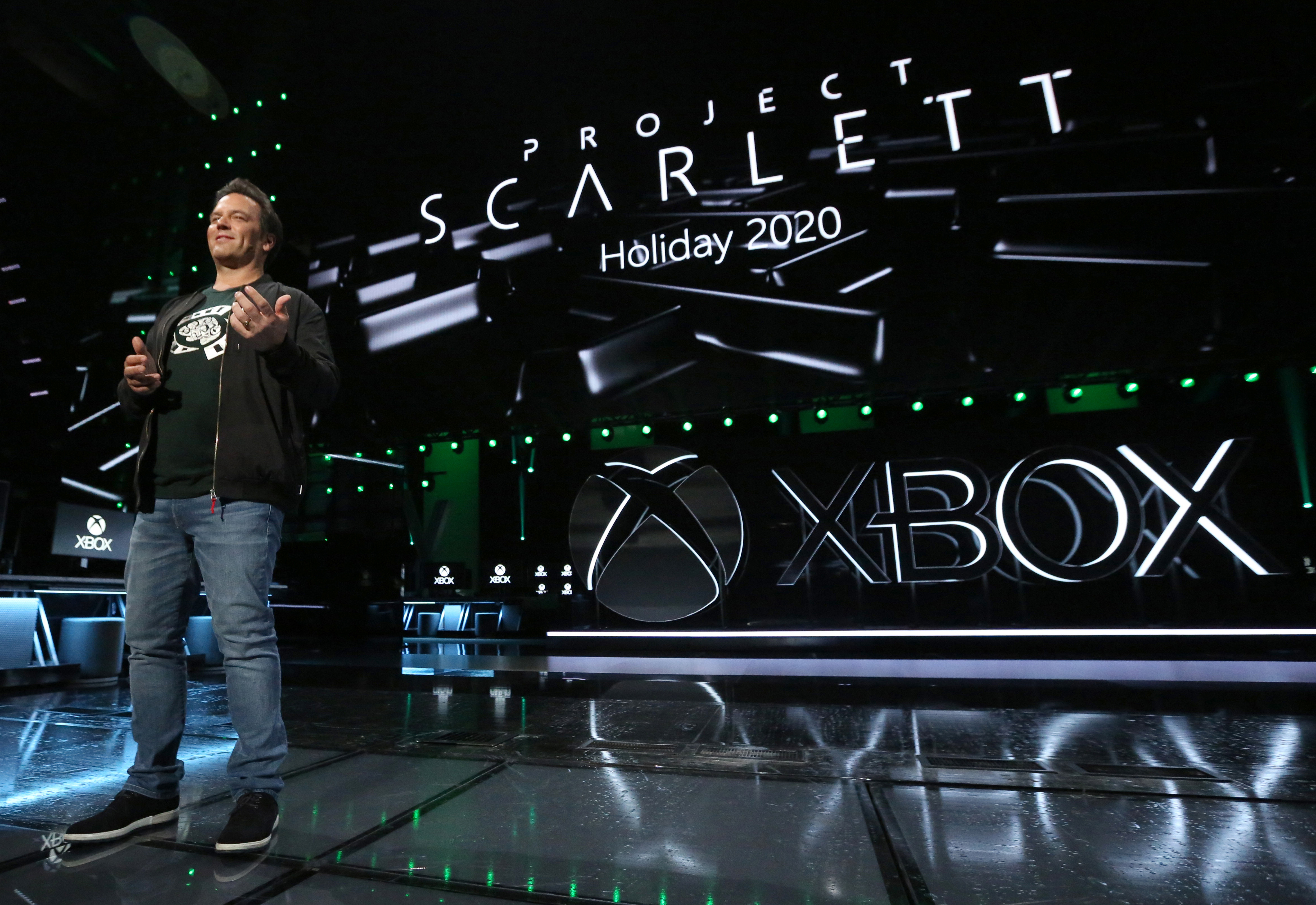 Xbox E3 2019にて「Project Scarlett」について説明する、米MicrosoftのXbox事業を統括するPhil Spencer氏