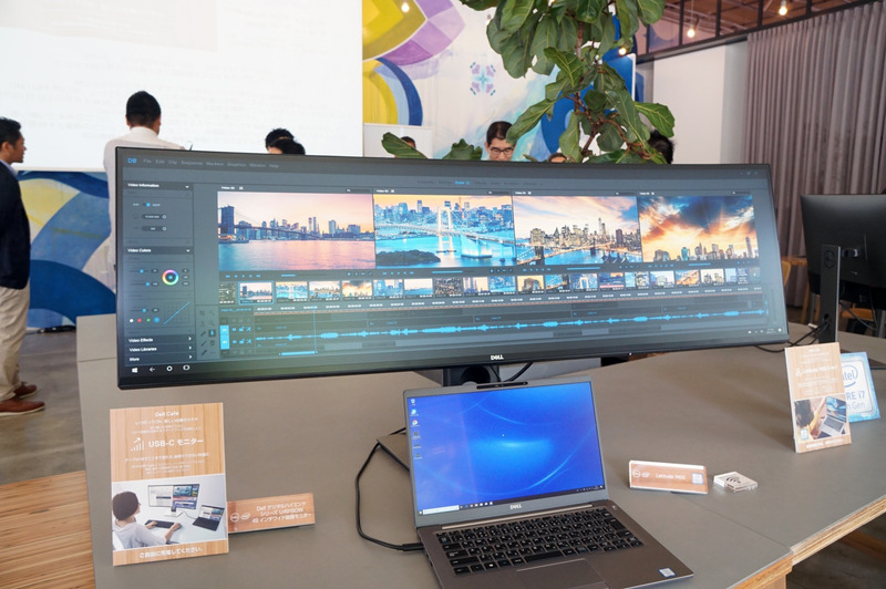 49型曲面ディスプレイの「U4919DW」