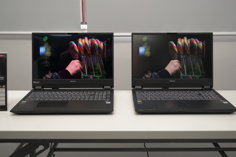 有機EL(左)と液晶(右)との見栄えの違い