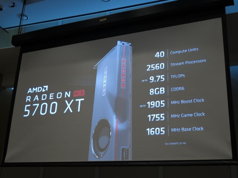 Radeon RX 5700 XTの仕様