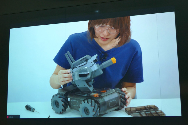 およそ2時間で組み立てられたとのこと