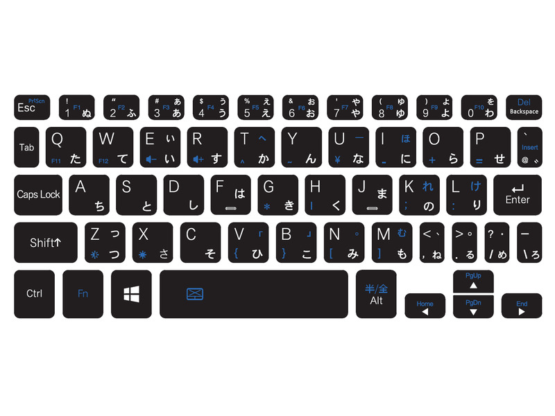 日本語配列を追加するステッカー