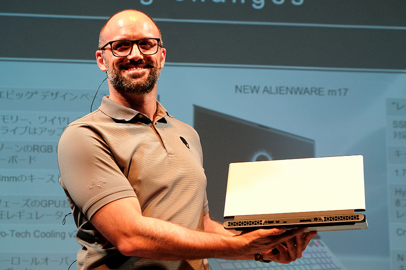 ALIENWARE グローバルプロダクトマーケティングマネージャー Eddy Goyanes氏
