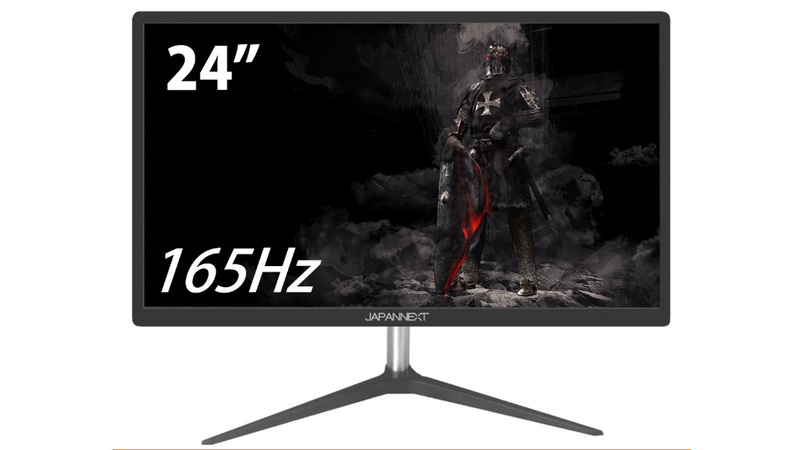 <a href="http://japan-next.jp/shopdetail/000000001001" class="n" target="_blank">JN-T24165FHDR</a>は24型フルHD(1,920×1,080ドット)のTN液晶ディスプレイ。リフレッシュレート165Hz、応答速度1ms、AMD FreeSyncをサポートするほか、HDRのサポートを謳う。セール価格は19,980円(通常価格21,970円)
