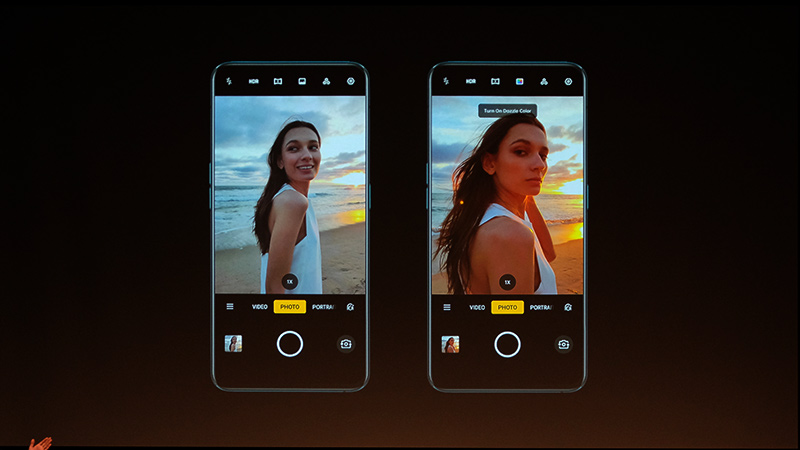 鮮やかさを高めるダズルカラーモード
