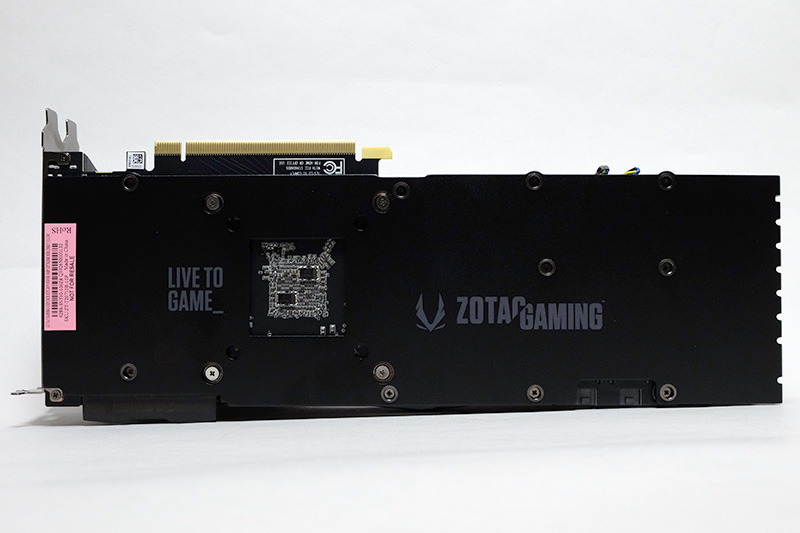 バックプレートも装備