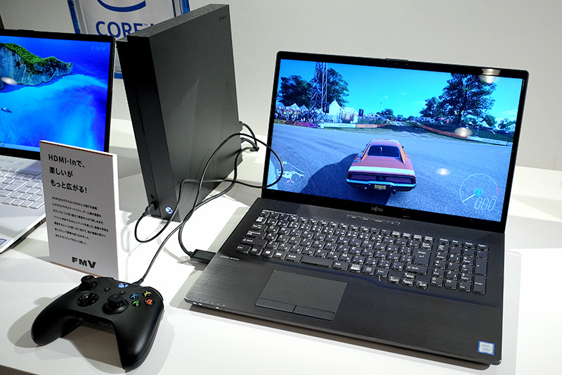 HDMI入力搭載でディスプレイとしても使える