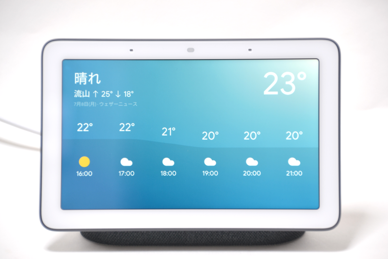 6時間分の天気を表示