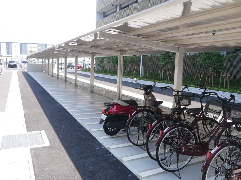 自転車置き場の様子