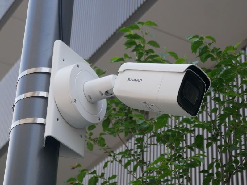 防犯カメラも設置している