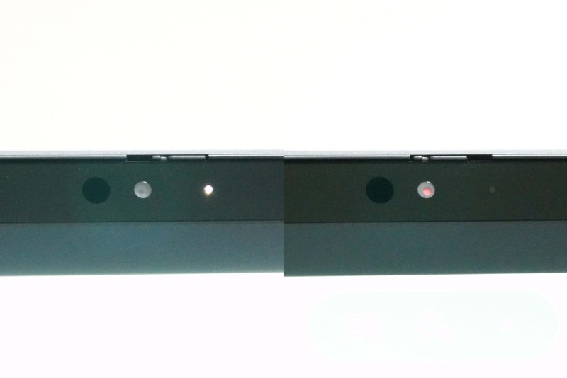 Yoga(2019)は顔認証センサー搭載モデルにも、Webカメラのレンズを物理的に隠す「ThinkShutter」が採用されている