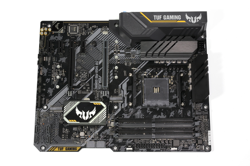 TUF B450-PRO GAMINGの基板表面