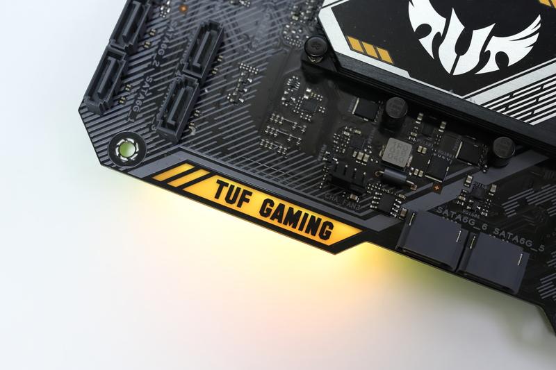TUF B450-PRO GAMINGに搭載されたRGB LED