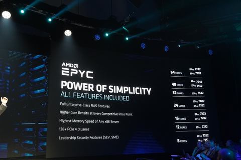 AMD、最大64コアになった第2世代EPYCを投入 ～PCIe Gen4 128レーン