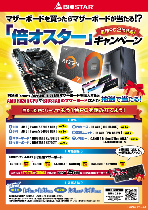 倍オスターキャンペーン