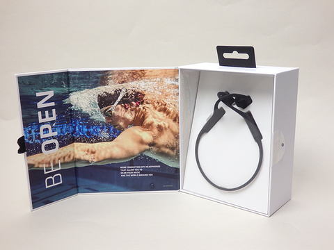 やじうまミニレビュー】IP68防水の音楽プレーヤー機能つき骨伝導