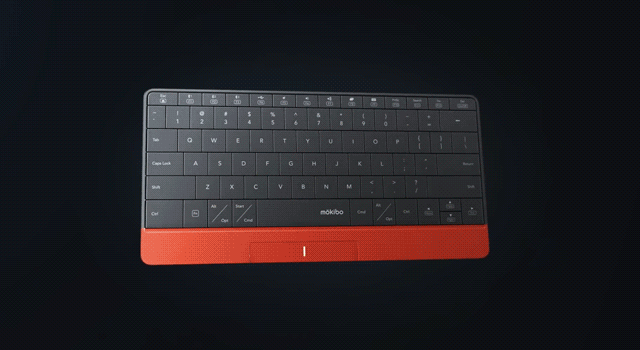 キートップがタッチ対応で、タッチパッドにもなるBluetoothキーボード