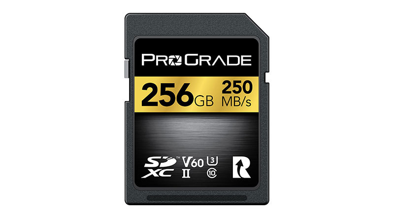 「SDXC UHS-II V60 250Rメモリーカード」