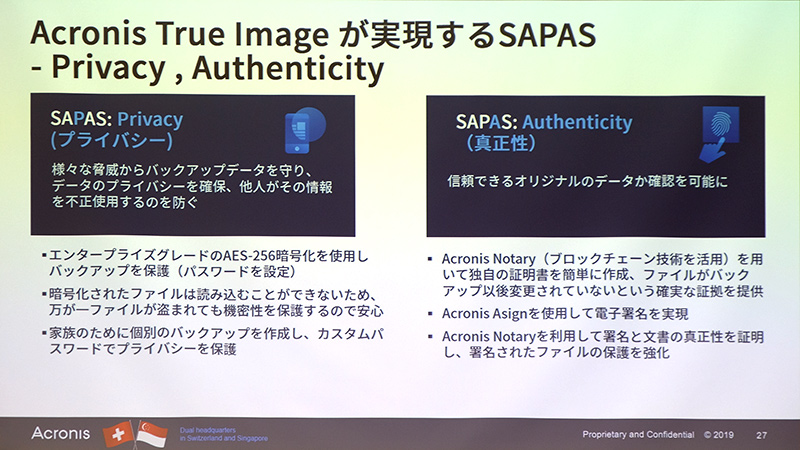 プライバシーと真正性