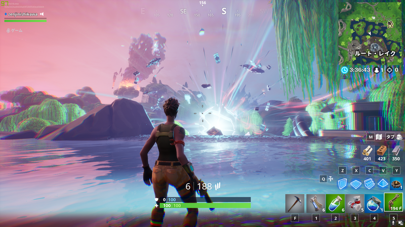 オール「エピック」設定で100fps前後