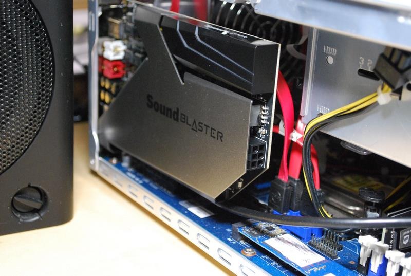 筆者のマシンにAE-9を取りつけたところ