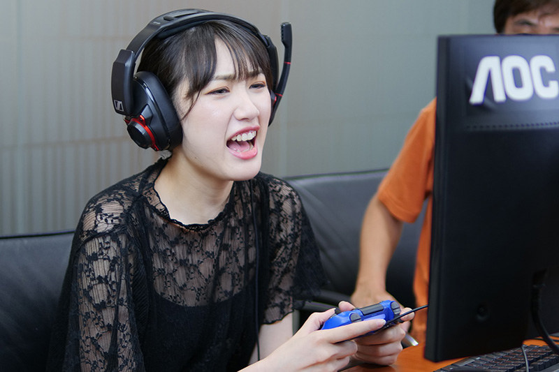 いざゲームがはじまると感情を丸出しにプレイするギャップがおもしろい