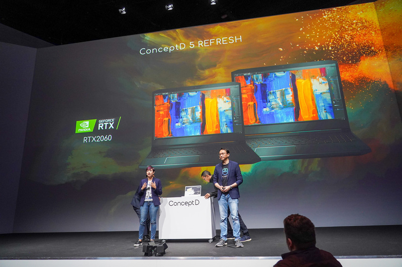 ConceptD 5はリフレッシュ、KBL-Gから第9世代Core＋GeForceに