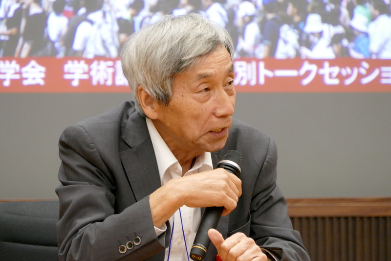 早稲田大学名誉教授 橋本周司氏。ガンダムGLOBAL CHALLENGEリーダーズの1人