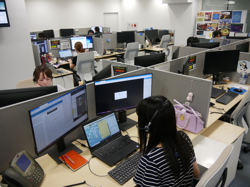 こちらは5階の個人向けPCのサポートエリア